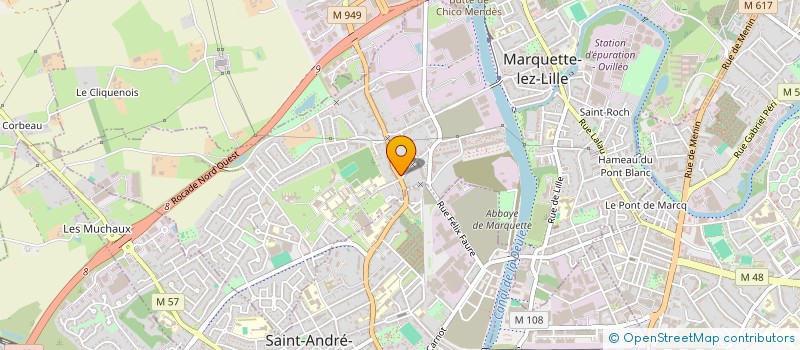 localisation de l'entreprise MONSIEUR PRESCILLIA GIORDAN  MARQUETTE-LEZ-LILLE