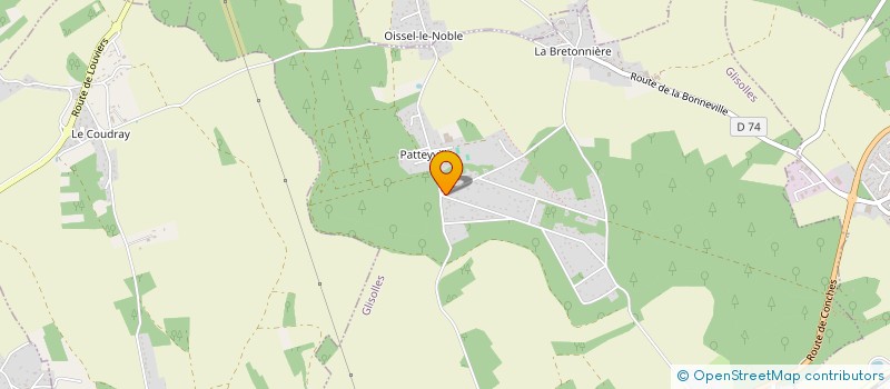 localisation de l'entreprise MONSIEUR PRESCILLIEN NGUILU  GLISOLLES