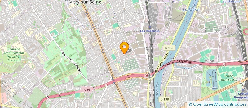 localisation de l'entreprise MONSIEUR PRESNER ANNEUS  VITRY-SUR-SEINE