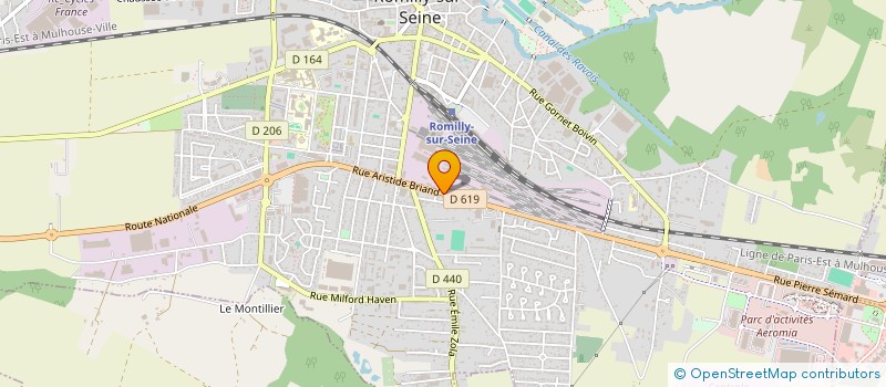 localisation de l'entreprise MONSIEUR PRESTIGE WILD H NKOUNKOU  ROMILLY-SUR-SEINE