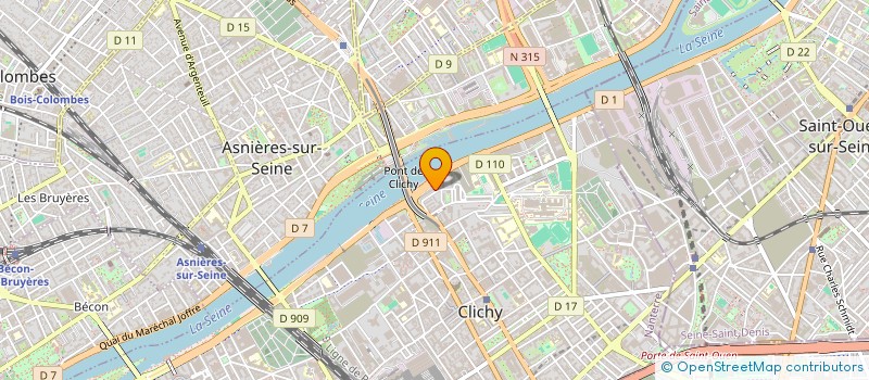 localisation de l'entreprise MONSIEUR PRESTON DASILVA MOYO LOURENCO à CLICHY