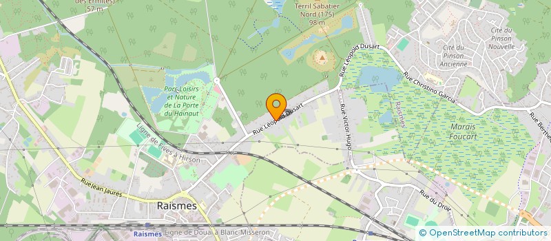 localisation de l'entreprise MONSIEUR PRESTON DIEUX  RAISMES