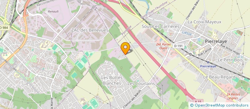 localisation de l'entreprise MONSIEUR PRESTON LESAGE à PIERRELAYE