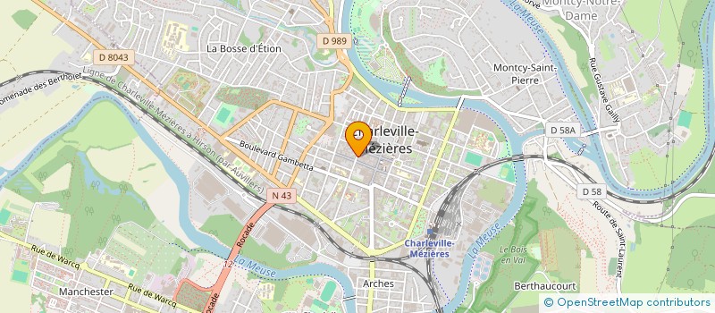 localisation de l'entreprise MONSIEUR PREYE DUAMA MAC DONALD à CHARLEVILLE-MEZIERES