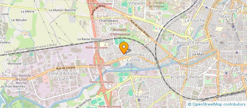 localisation de l'entreprise MONSIEUR PRIAM BOSANO à RENNES