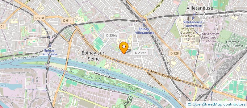localisation de l'entreprise MONSIEUR PRIETO CASAS  EPINAY SUR SEINE