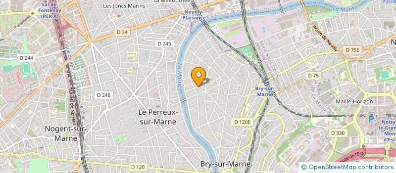 localisation de l'entreprise MONSIEUR PRIMO LABATI  BRY-SUR-MARNE