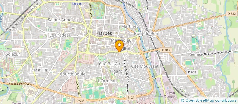 localisation de l'entreprise MONSIEUR PRIMO MACCARINELLI  TARBES