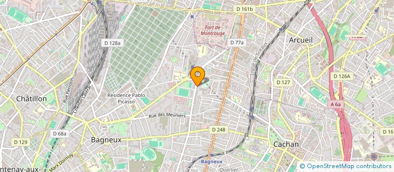 localisation de l'entreprise MONSIEUR PRIMO PRIAMO  BAGNEUX