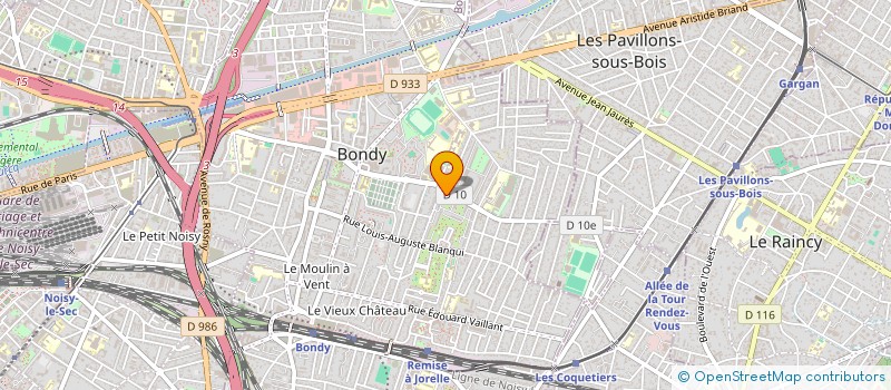 localisation de l'entreprise MONSIEUR PRINCE BALLO  BONDY