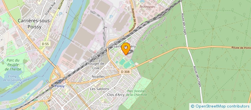 localisation de l'entreprise MONSIEUR PRINCE BOKOULA  POISSY