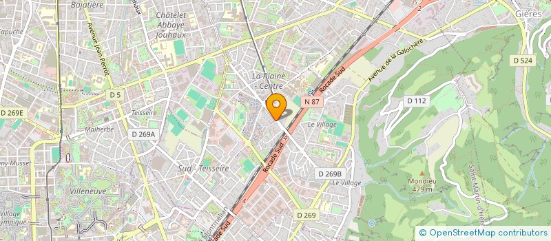 localisation de l'entreprise MONSIEUR PRINCE DAUDU  SAINT-MARTIN-D'HERES