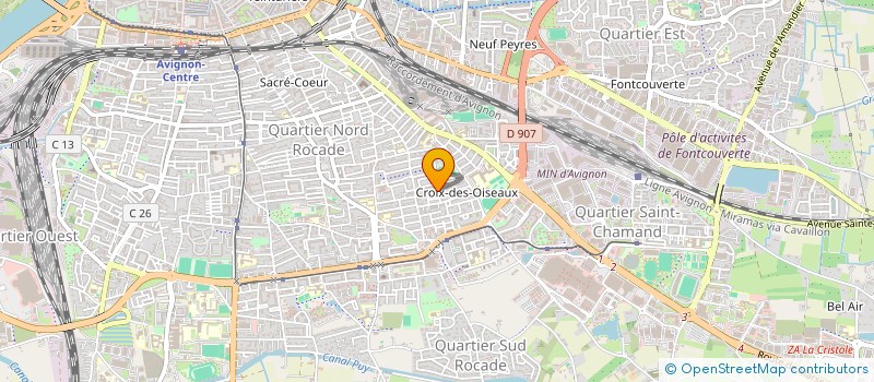 localisation de l'entreprise MONSIEUR PRINCE GODSWILL  AVIGNON