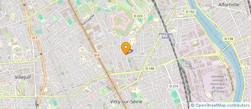 localisation de l'entreprise MONSIEUR PRINCE GUEREZEBANGA LHETTO à VITRY-SUR-SEINE