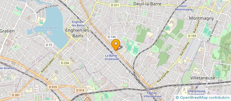 localisation de l'entreprise MONSIEUR PRINCE ISRAEL KOYA  DEUIL-LA-BARRE