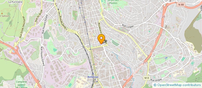 localisation de l'entreprise MONSIEUR PRINCE KETHEVOAMA  SAINT-ETIENNE