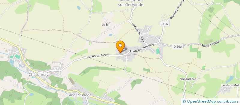 localisation de l'entreprise MONSIEUR PRINCE MOMBONG  CHATONNAY