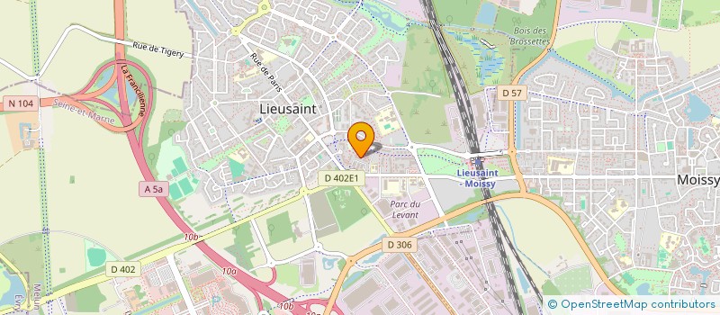 localisation de l'entreprise MONSIEUR PRINCE NGUELEZO  LIEUSAINT