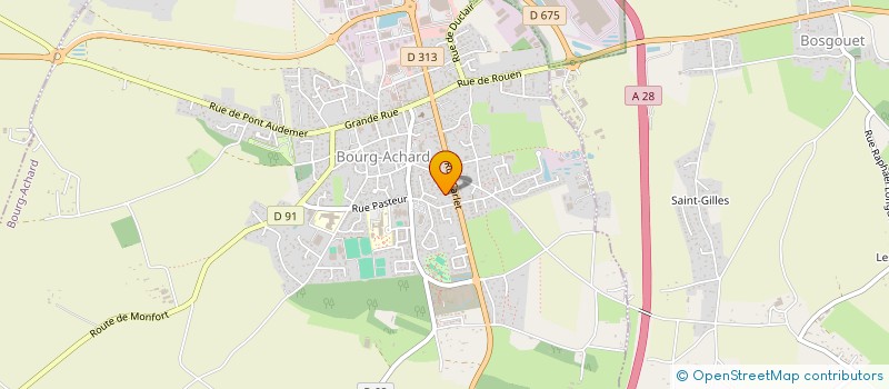 localisation de l'entreprise MONSIEUR PRINCE OSEI BONSU  BOURG-ACHARD