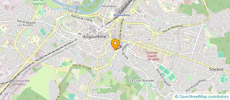 localisation de l'entreprise MONSIEUR PRINCE OUMAR DIALLO à ANGOULEME