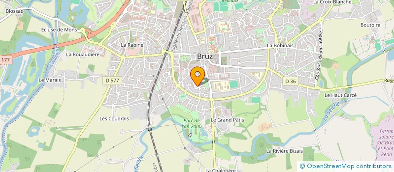 localisation de l'entreprise MONSIEUR PRINCE RUSSEL DE DIE BAZOUNGUISSA  BRUZ