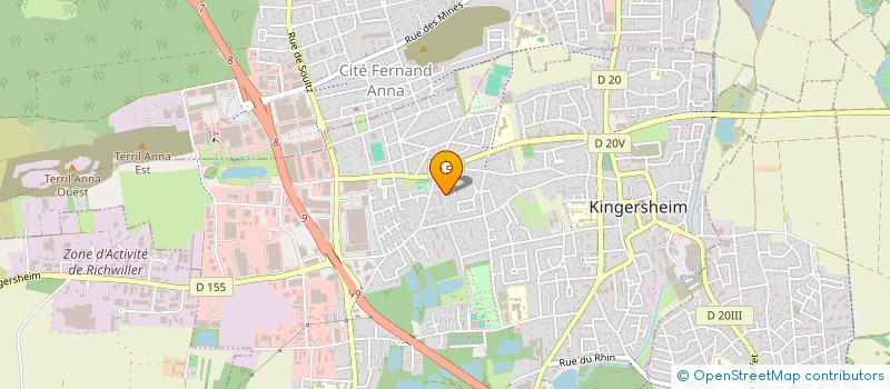 localisation de l'entreprise MONSIEUR PRINCEKUMAR SACHCHITHANANTHAN  KINGERSHEIM