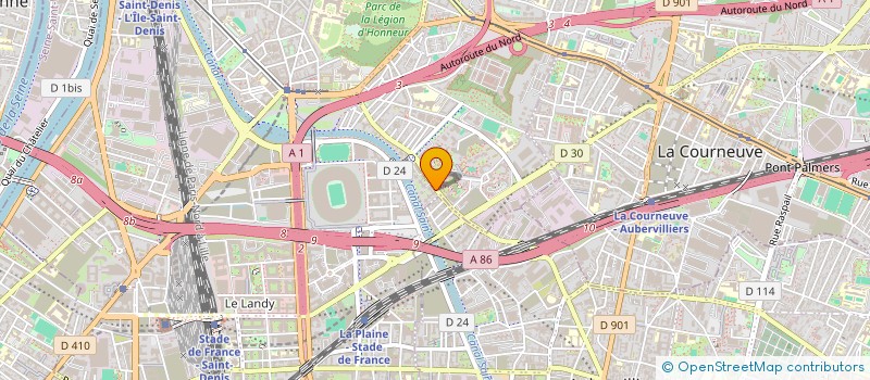 localisation de l'entreprise MONSIEUR PRIOTOSH BARUA  SAINT-DENIS