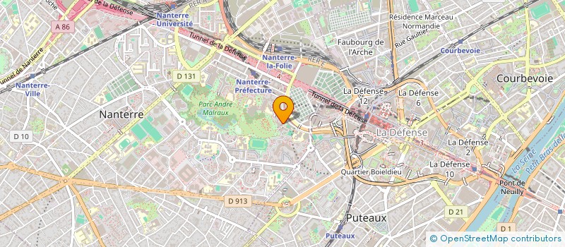 localisation de l'entreprise MONSIEUR PRISCA CHARLIOT  NANTERRE