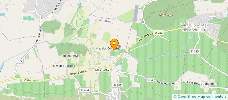 localisation de l'entreprise MONSIEUR PRISCILLIAN BORIE  SAINT-SIFFRET