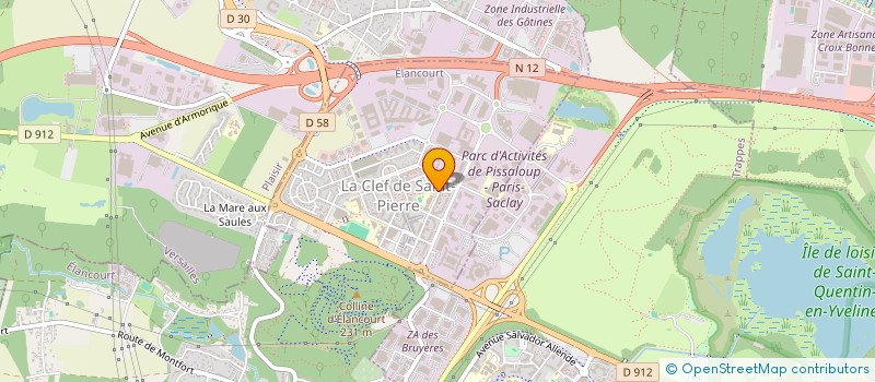 localisation de l'entreprise MONSIEUR PRISQUE MARIE JOSEPH  ELANCOURT