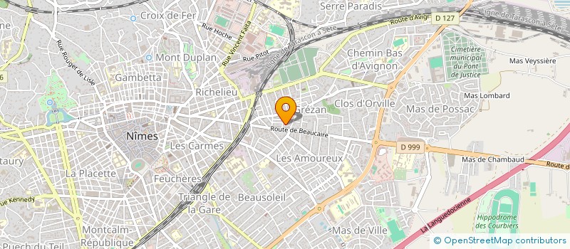 localisation de l'entreprise MONSIEUR PRIT GURUNG  NIMES