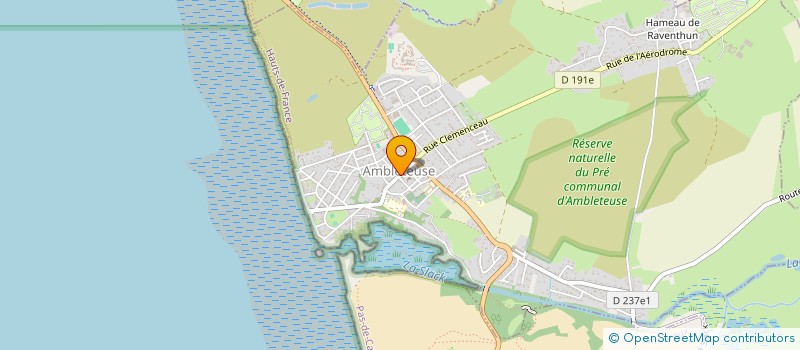 localisation de l'entreprise MONSIEUR PRIVAT COZE  AMBLETEUSE