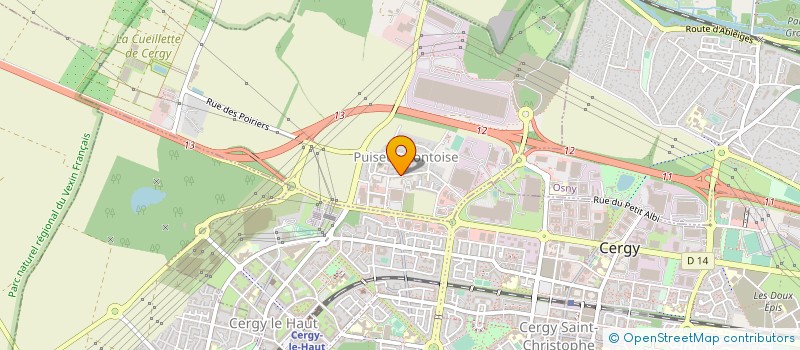 localisation de l'entreprise MONSIEUR PRIVAT MANUEL ELOGO OGNONG  PUISEUX-PONTOISE