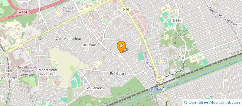 localisation de l'entreprise MONSIEUR PRIVAT PATERNE DOUE à VILLEPINTE