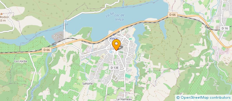 localisation de l'entreprise MONSIEUR PRIVAT TRINQUIER  VINCA