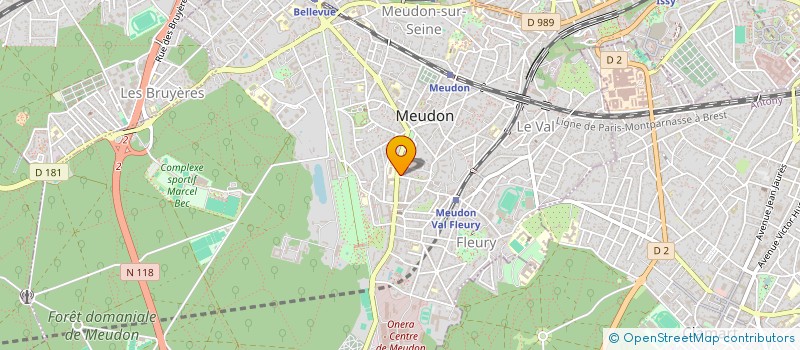 localisation de l'entreprise MONSIEUR PRIYANTHA WADURABBA HEWAGE à MEUDON
