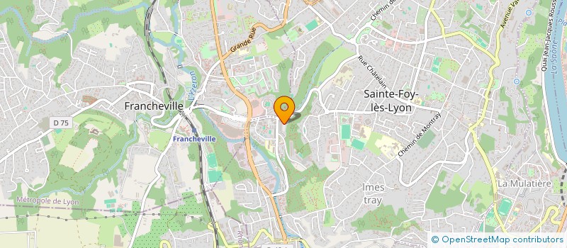 localisation de l'entreprise MONSIEUR PROSPER ABEILLON  SAINTE-FOY-LES-LYON