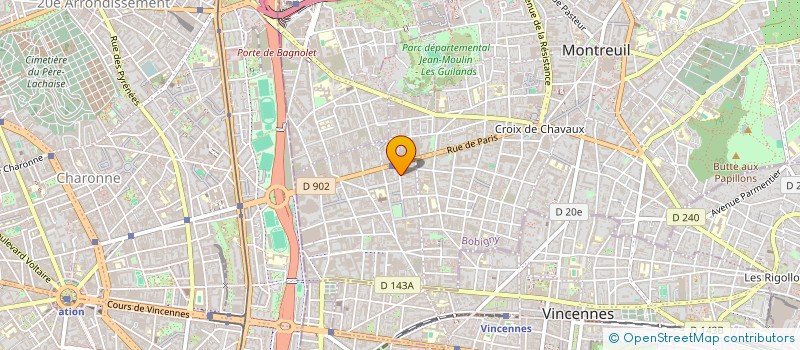 localisation de l'entreprise MONSIEUR PROSPER ABOUCHEDID à MONTREUIL