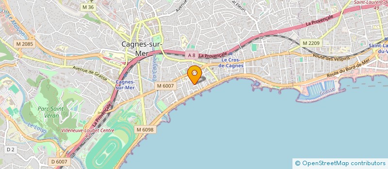localisation de l'entreprise MONSIEUR PROSPER CASSEL à CAGNES-SUR-MER