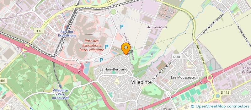 localisation de l'entreprise MONSIEUR PROSPER CHERKI à VILLEPINTE
