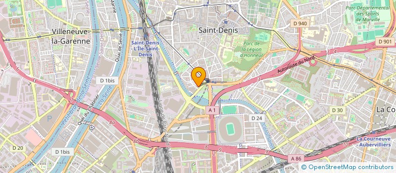 localisation de l'entreprise MONSIEUR PROSPER DJEMELAS ENZONGO  SAINT-DENIS
