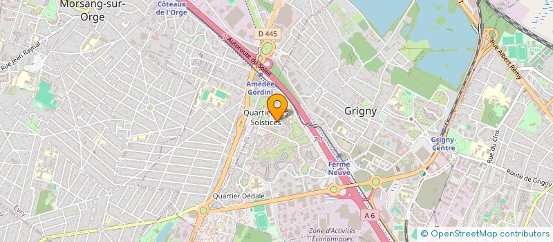 localisation de l'entreprise MONSIEUR PROSPER EDOBOR  GRIGNY