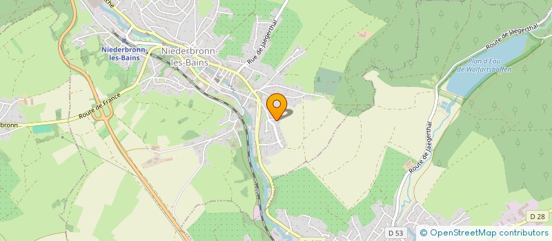 localisation de l'entreprise MONSIEUR PROSPER GUTHFREUND  NIEDERBRONN-LES-BAINS