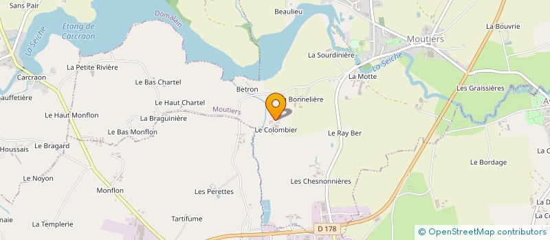 localisation de l'entreprise MONSIEUR PROSPER HOCDE  MOUTIERS