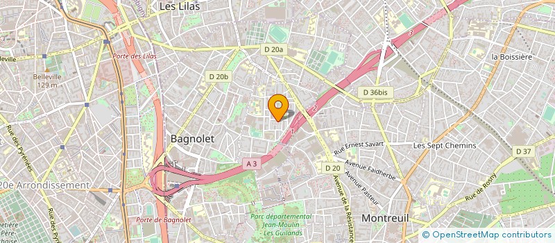 localisation de l'entreprise MONSIEUR PROSPER IFRAH à BAGNOLET