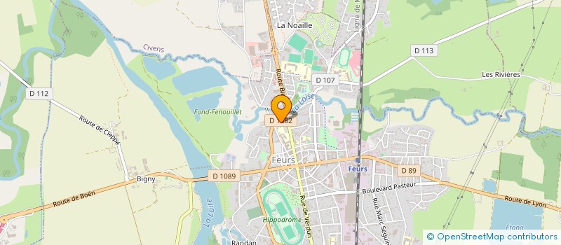 localisation de l'entreprise MONSIEUR PROSPER LAYES  FEURS