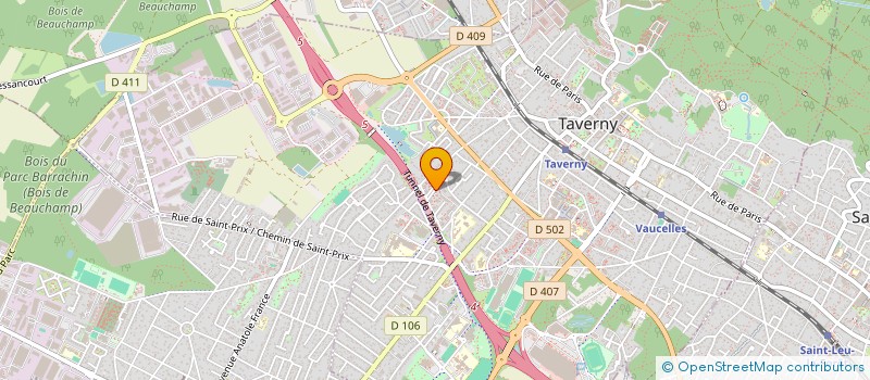 localisation de l'entreprise MONSIEUR PROSPER PAKIANATHAN  TAVERNY