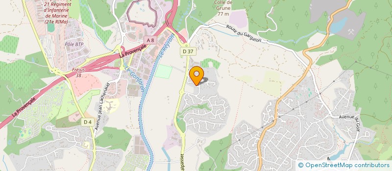 localisation de l'entreprise MONSIEUR PROTAP MALAKAR à FREJUS