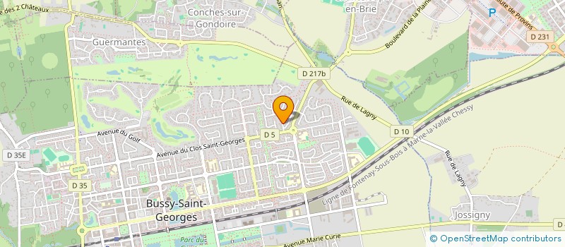 localisation de l'entreprise MONSIEUR PRUD'HOMME BAKANGUILA  BUSSY-SAINT-GEORGES