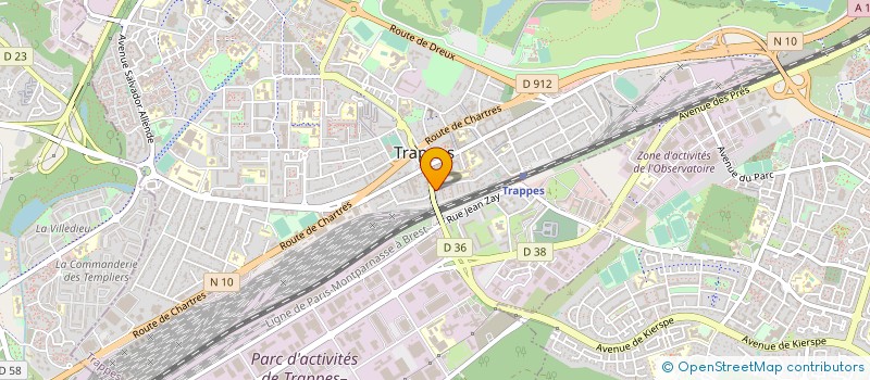 localisation de l'entreprise MONSIEUR PRUDENCE TOSSOU à TRAPPES